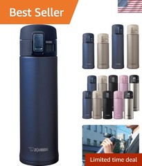 Stainless Steel Mug, 16oz, Smoky Blue