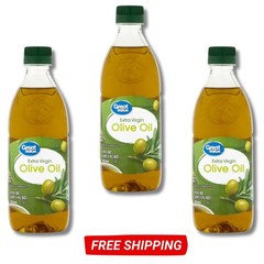 Great Value 100% Extra Virgin Olive Oil – 17 fl oz (3 Pack)