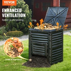 VEVOR Garden Compost Bin 80 Gal/300 L Outdoor Compost Bin BPA Free Material