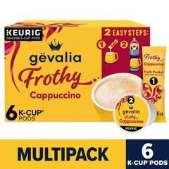 Gevalia Frothy 2 Step Artificially flavored Cappuccino espresso Style K‐Cup