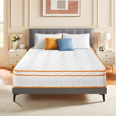 10″ 12″ Pocket Spring Hybrid Mattress, Twin Txl Full Queen King Size