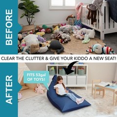 Original Stuffed Animal Bean Bag for Storage(No Filler) for Kids Teens & Adults
