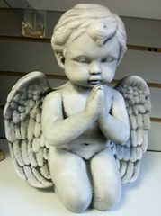 ANGEL Concrete STATUE.SOLD As SHOWN 10”H XW5 XL6