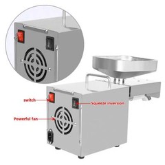 110V Auto Commercial Oil Press Machine Peanut Seed Presser Oil Expeller US 1500W