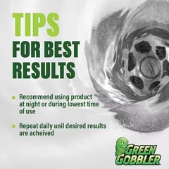 Green Gobbler Fruit Fly and Drain Fly Killer Goodbye Gel Drain Treatment 32 oz