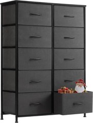 10 Drawers Tall Dresser for Bedroom Drawer Dresser with Organizer Storage Drawer