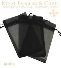 2″x3″, 3″x4″, 4″X6″, 5″x7″ Choose Your Own Colors Sheer Drawstring Organza Bags