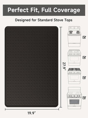 Silicone Stove Top Cover for Electric Stove, Glass Stove Top Cover Protector,…