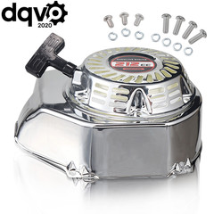 Silver Pull Start Recoil Starter w/Cover For Predator 212 Honda GX160 GX200