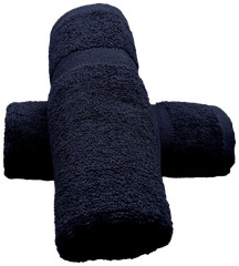 2 Piece Bath Towel Set | 100% Cotton | 27 x 54 | Solid Navy Blue