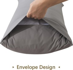 Memory Foam Body Pillow with Pillowcase, Soft Large Long Bed Pillow for Adult…