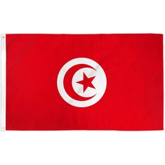 TUNISIA 3’X 5′ POLY FLAG