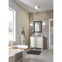 NuTone 765H80L 80 CFM Ceiling Bathroom Exhaust Fan with Light and 1300W Heater