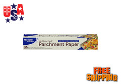 Unbleached Parchment Paper Roll Non Stick 45 ft x 12 in Oven Safe