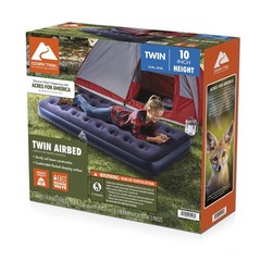 Twin Air Mattress, 10 Inch Air Bed, Inflatable Air Mattress, Blow up Mattress wi
