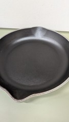 Le Creuset Signature 10.25in Cast Iron Enamel Skillet Fry Pan Gray