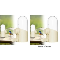 Smart Water Feeder for For parrots No Spill Technology for Clean Cages