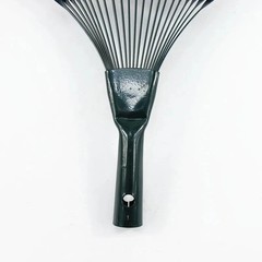 22 Teeth Heavy Duty Steel Metal Rake for Head High Carbon Steel Lawn Leaves
