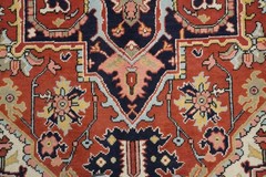 Oriental Area Rug 6×9 Vegetable Dye Geometric Hand-knotted Wool for Any Room