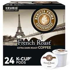 Barista Prima Coffeehouse, French Roast Keurig Single Serve K-Cup Pods, 96 Ct.
