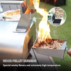 3-in-1 Portable Pizza Oven – Wood, Gas & Electric Options