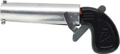1 BANG GUN RED FLAG Clown Comedy Gag Toy Joke Stage Prop Joker Fake Metal Pistol