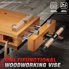 18.5″L x 11.1″W x 2.75″H Multifunctional Woodworking Woodworker Bench Vise Tool