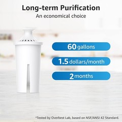 2 Pack 7006 Water Filters – Reduce Chlorine, Taste & Odor, NSC Certified