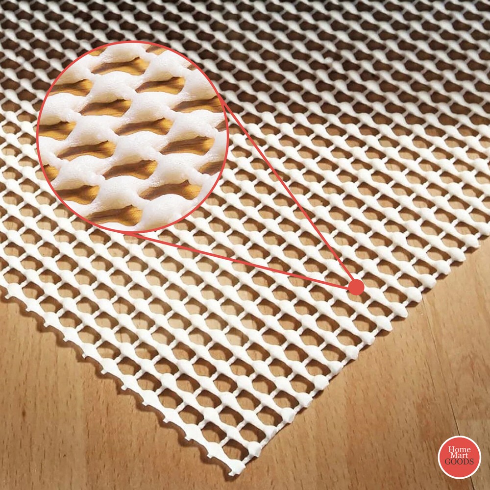 Strong Grip Non-Slip Area Rug Pad (Thickness of 0.125″) No Sliding No Moving Rug