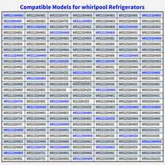 W11239961 Refrigerator Door bin Fits whirlpool refrigerator door WRS321SDHZ08