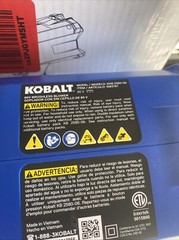 KOBALT KHB 2580-06 80V 630-CFM Brushless Cordless Electric Leaf Blower Tool Only