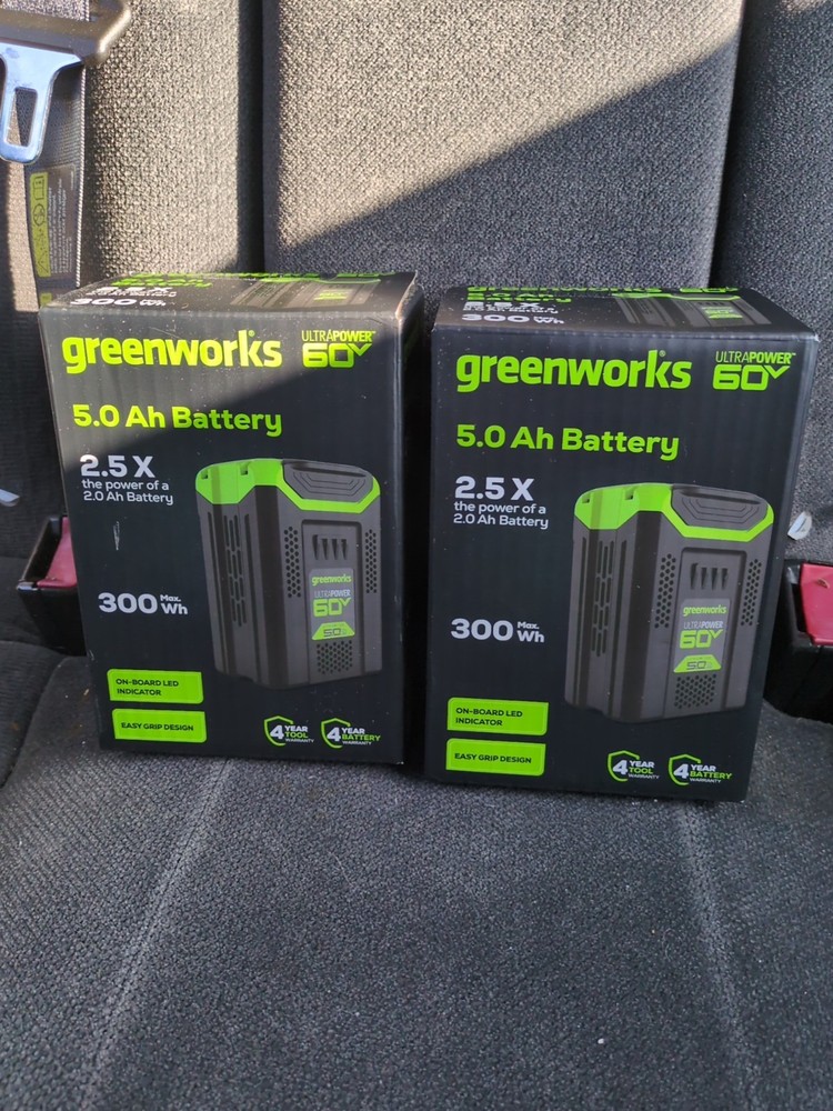 2x greenworks 60v Ultra Power