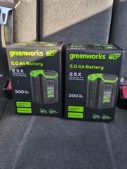 2x greenworks 60v Ultra Power