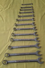 Craftsman SAE – 12 PIECE COMBINATION WRENCH SET -all marked”V”, 15/16″ to 1/4″