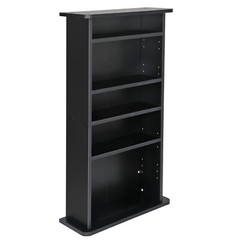 Shelf Multimedia Storage Cabinet Organizer Movie Tower Stand CD DVD Media Rack
