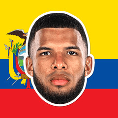 Ecuador Coast National Team Big Head Cutout – Joel Ordóñez, John Yeboah