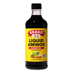 (12 pack) Bragg Gluten-Free Liquid Aminos Soy Protein Seasoning, 16 fl oz
