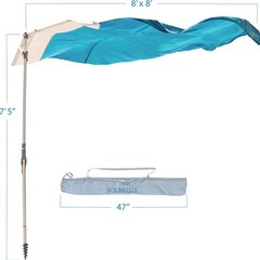 Shade – The Ultimate Wind-Driven Beach Umbrella, Effortless to Set Up,