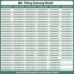 For Samsung Dryer Repair Kit DC97-16782A Roller 6602-001655 Belt DC93-00634A