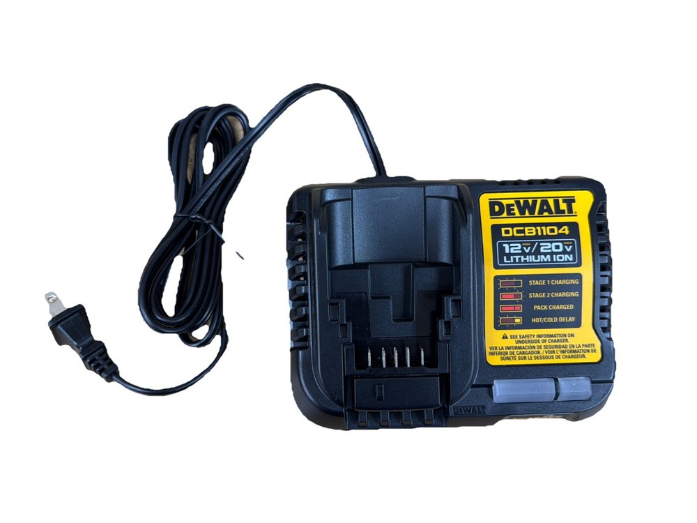 Dewalt DCB1104 12v/20v XR Battery Charger 4Amp Charger