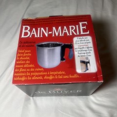 de Buyer Bain-Marie Double Boiler 1.5L INOX 18/10. Made In France NEW