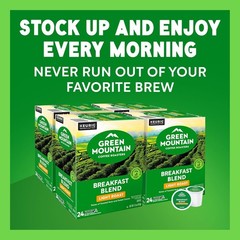 Green Mountain Coffee Breakfast Blend, Keurig K-Cup Pod, Light Roast, 96 Count