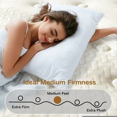 12” Hybrid Mattress Gel Memory Foam Spring FULL Size Bed IN BOX 12”*75”*54”