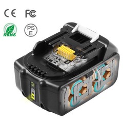 2 PCS 18V Extended Capacity 8.0Ah Battery for Makita Power Tool BL1860 BL1860B