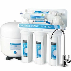 6 Stage Advanced Reverse Osmosis Drinking Water System add Alkaline Filter 75GPD