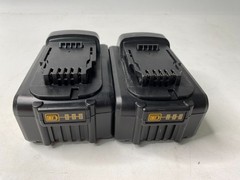 Lot of 2 FOR DEWALT 20V 12.0 AH Lithium-Ion Rechargeable Battery