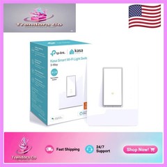 Smart 3-Way Wi-Fi Light Switch, Alexa & Google Home Compatible, Certified