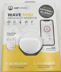 Airthings-292 Wave Mini – Indoor Air Quality Monitor- Chemicals ,Voc,mold