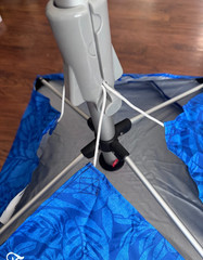 Tommy Bahama 7.5′ Beach Umbrella w/ Tilt BLUE