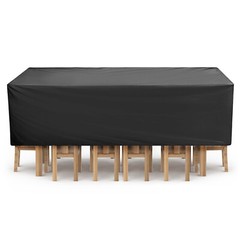 Upgrade Waterproof Garden Patio Furniture Cover Rectangular Table Dust Protector